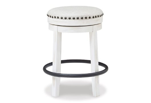 Picture of Valebeck White/Black UPH Swivel Stool (1/CN)
