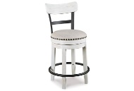 Picture of Valebeck White UPH Swivel Barstool (1/CN)