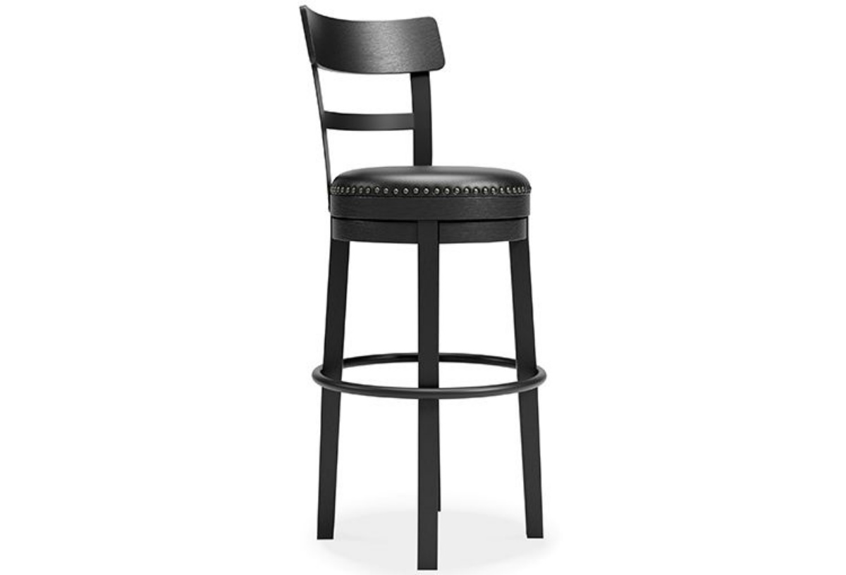 Picture of Valebeck Black Tall UPH Swivel Barstool(1/CN)