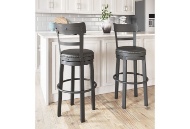 Picture of Valebeck Black Tall UPH Swivel Barstool(1/CN)