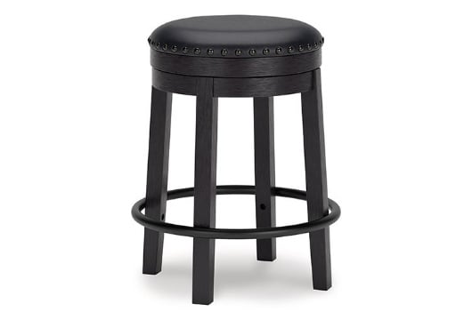 Picture of Valebeck Black UPH Swivel Stool (1/CN)
