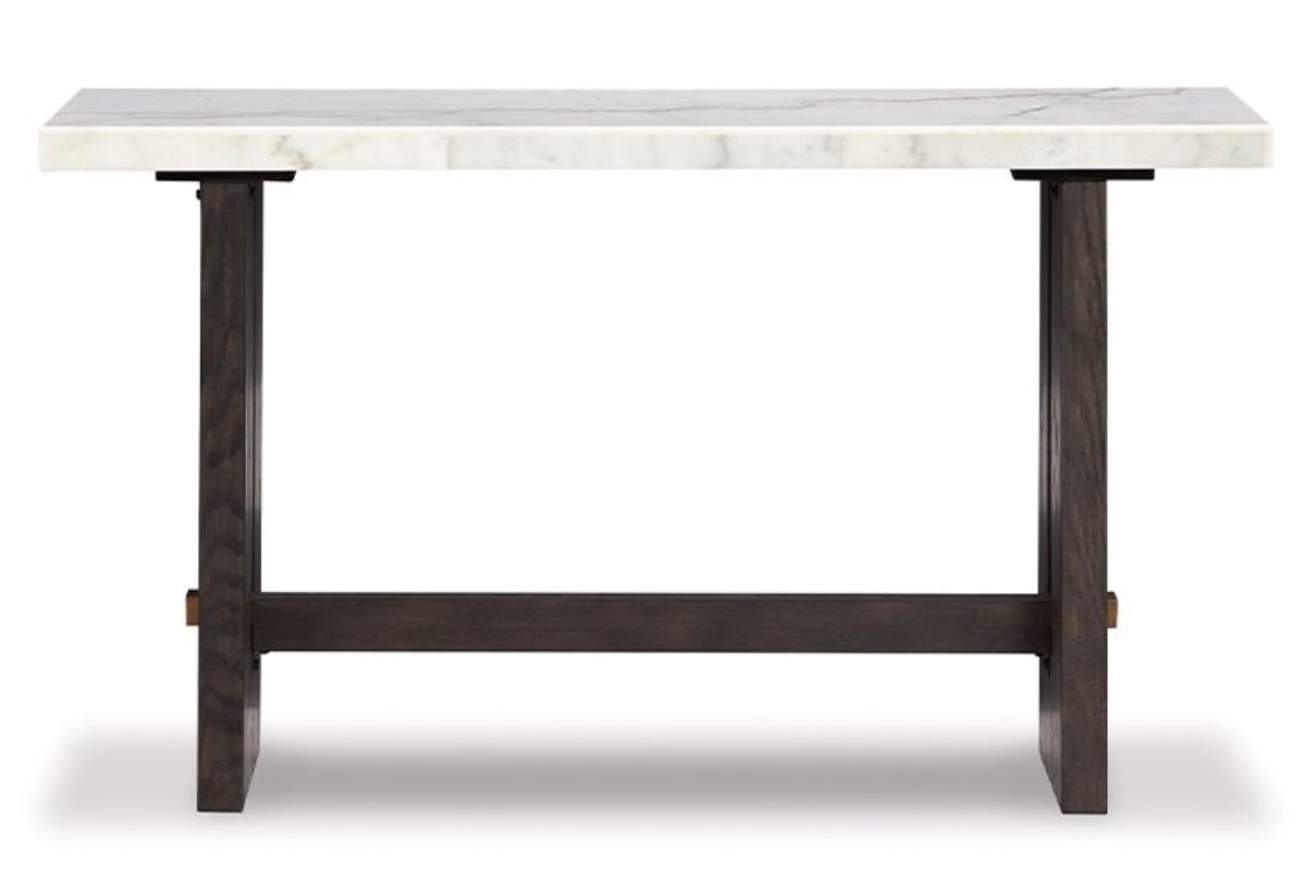 Picture of Burkhaus White/Dark Brown Sofa Table