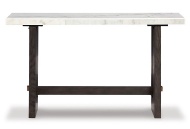 Picture of Burkhaus White/Dark Brown Sofa Table