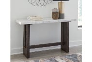 Picture of Burkhaus White/Dark Brown Sofa Table