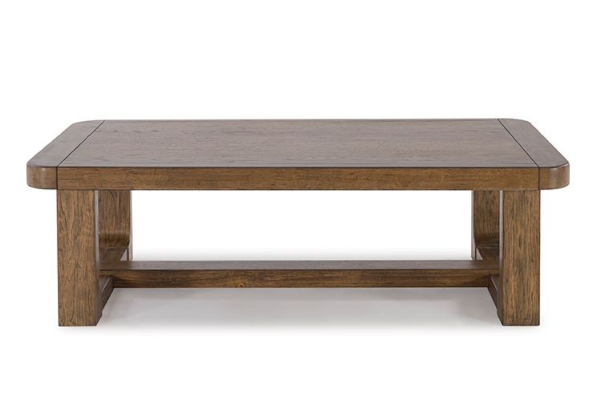 Picture of Cabalynn Light Brown Rectangular Cocktail Table