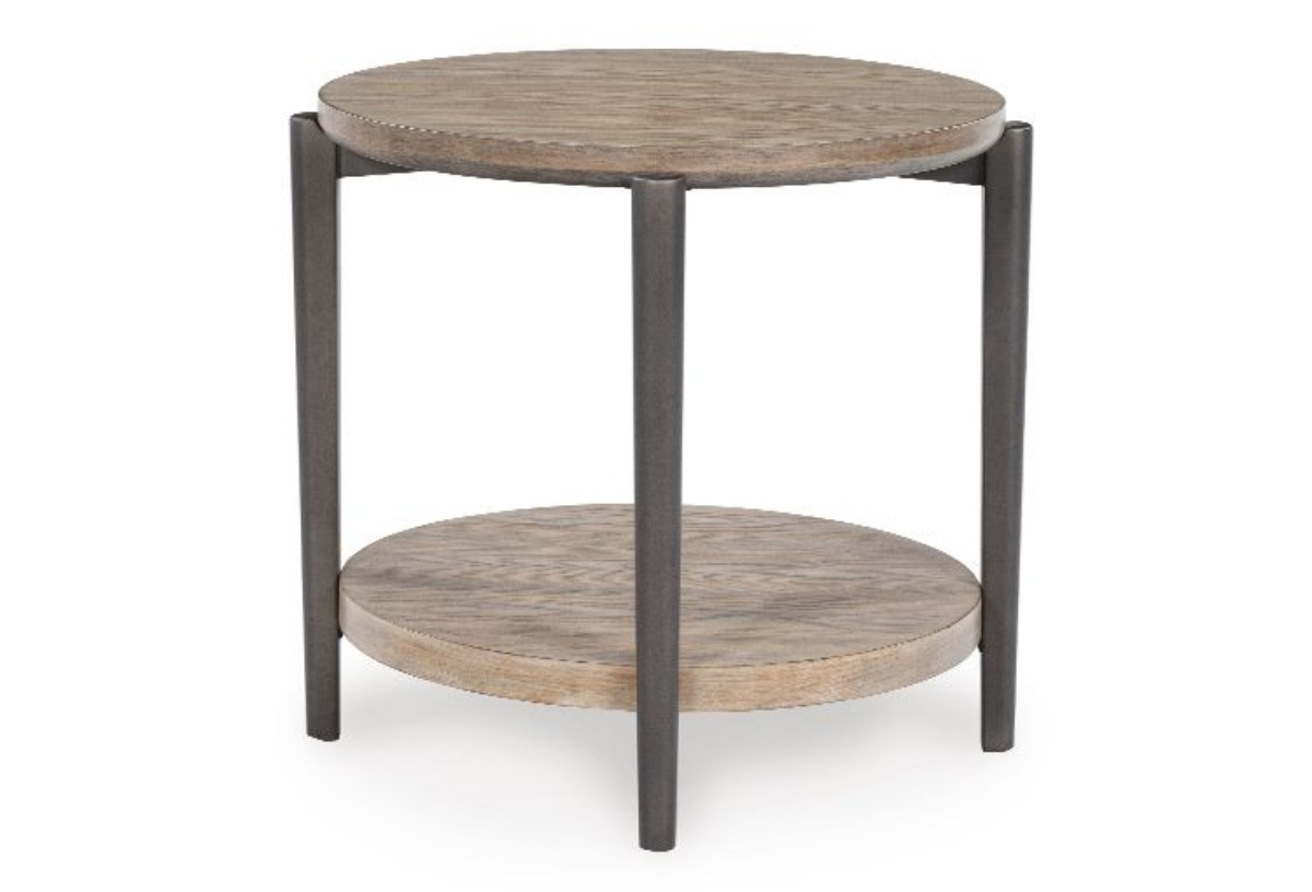 Picture of Dyonton Light Grayish Brown Round End Table
