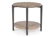 Picture of Dyonton Light Grayish Brown Round End Table
