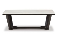 Picture of Fostead White/Espresso Rectangular Cocktail Table
