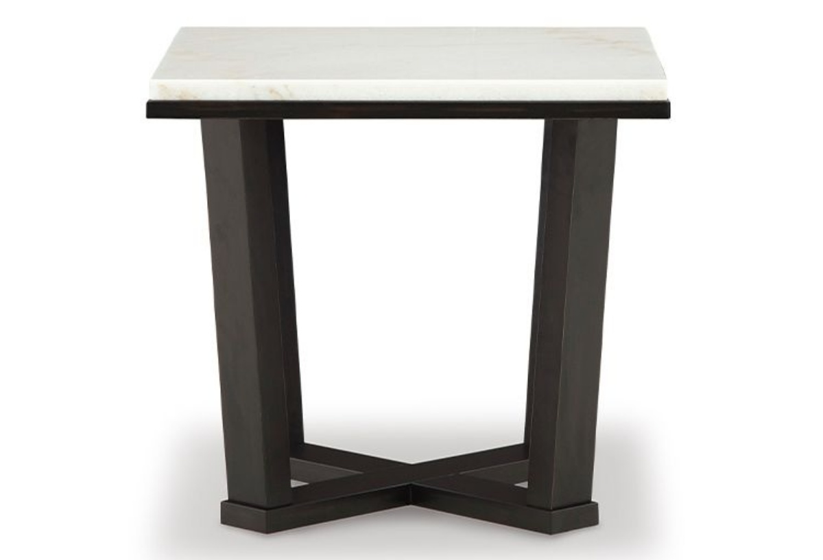 Picture of Fostead White/Espresso Square End Table