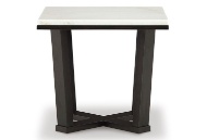 Picture of Fostead White/Espresso Square End Table