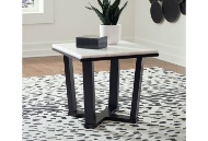 Picture of Fostead White/Espresso Square End Table