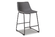 Picture of Centiar Gray Upholstered Barstool (2/CN)
