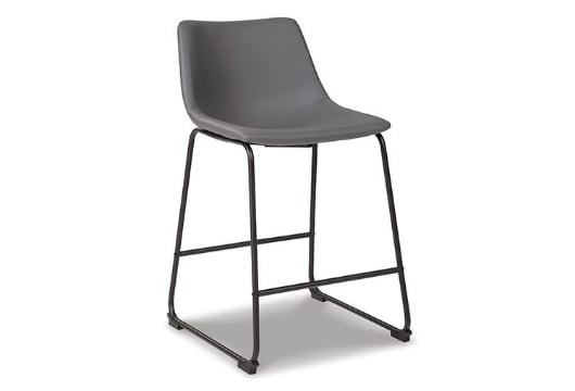 Picture of Centiar Gray Upholstered Barstool (2/CN)