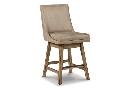 Picture of Tallenger Beige UPH Swivel Barstool (2/CN)
