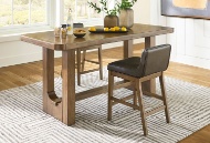 Picture of Cabalynn Two-tone Brown Upholstered Barstool - Set Of 2