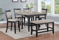 Picture of Tinsley Grey 6 PC Counter Height Dining Room