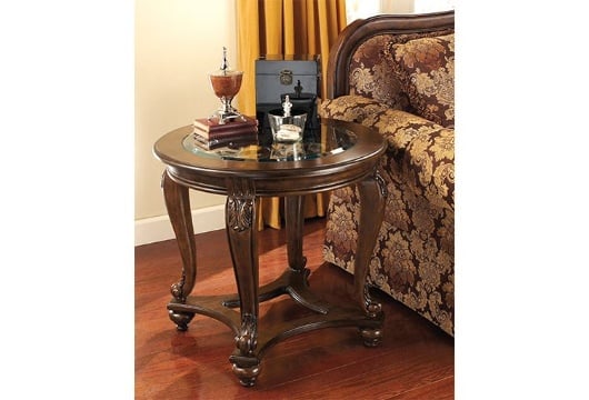 Picture of Norcastle Dark Brown Round End Table