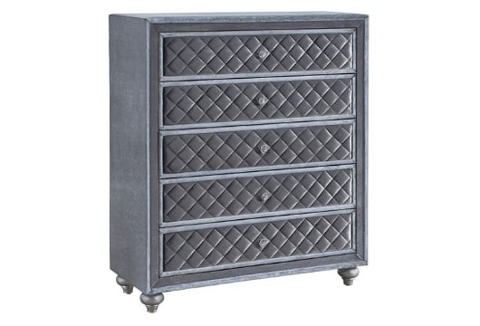 Picture of Cameo Grey Upholstered Chest