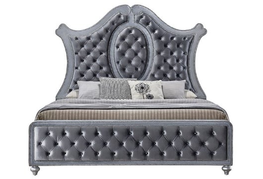 Picture of Cameo Grey King Upholstered Bed
