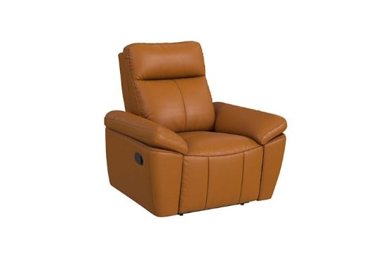 Picture of Sable Tangerine Leather Recliner