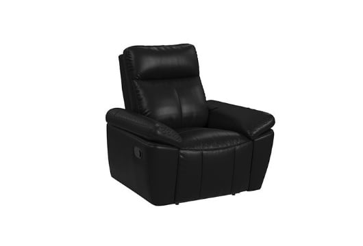 Picture of Sable Black Leather Recliner