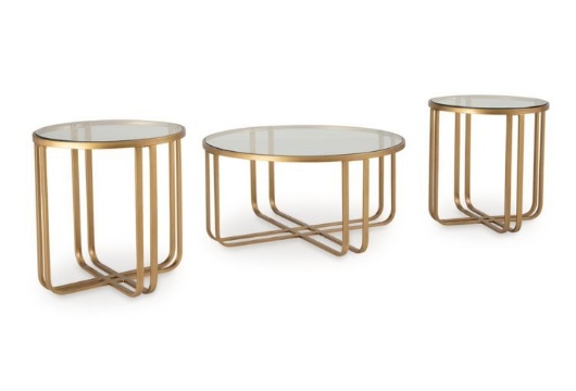 Picture of Milloton Gold 3 PC Table Set