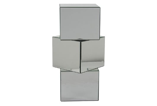 Picture of Stacked Cube Mirror Accent Table
