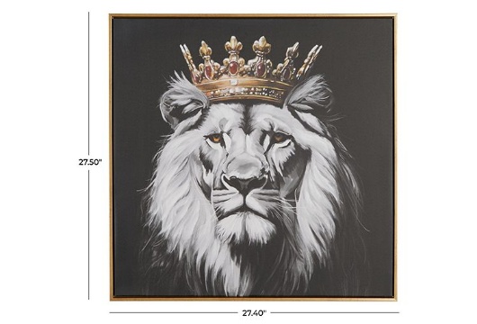 Picture of Lion Crown Wall Art