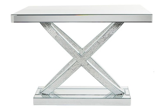 Picture of Geometric Mirror Console Table
