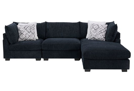 Picture of Aquarius Black Modular 4 PC Sectional