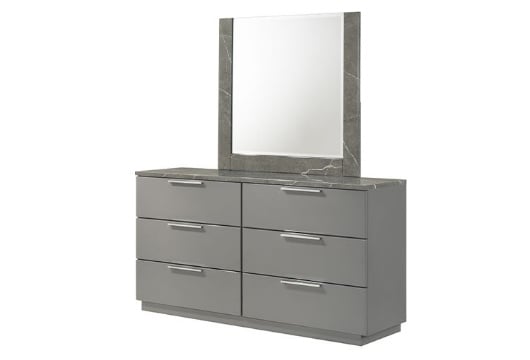 Picture of Elara Grey Dresser & Mirror