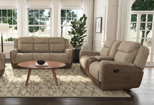 Picture of Bennett Reclining Sofa &  Console Loveseat