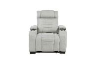 Picture of Ronan Grey Recliner With LED Lights