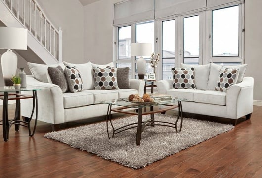 Picture of Anna Silver Sofa & Loveseat