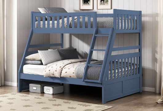 Picture of Orion Blue Twin/Full Bunkbed