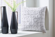 Picture of Kydner White Accent Pillow