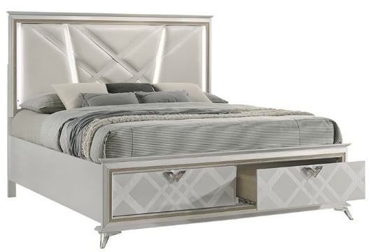 Picture of Athena White 5 PC Queen Bedroom