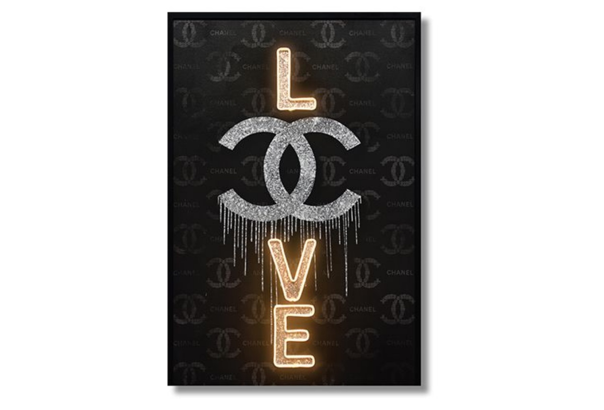 Buy Love C Mixed Media Artwork LED in Frame - Part# WF2782