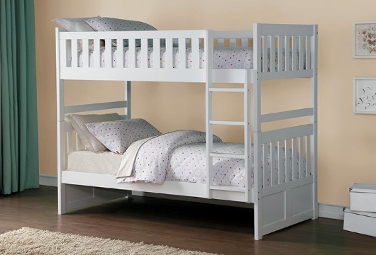 Picture of Orion White Twin/Twin Bunk Bed
