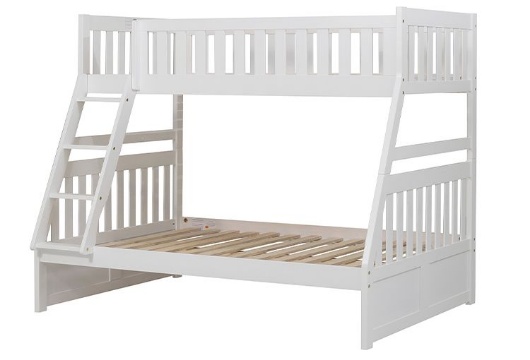 Picture of Orion White Twin/Full Bunk Bed