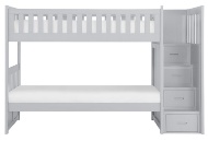 Picture of Orion Grey Twin/Twin Step Bunk Bed