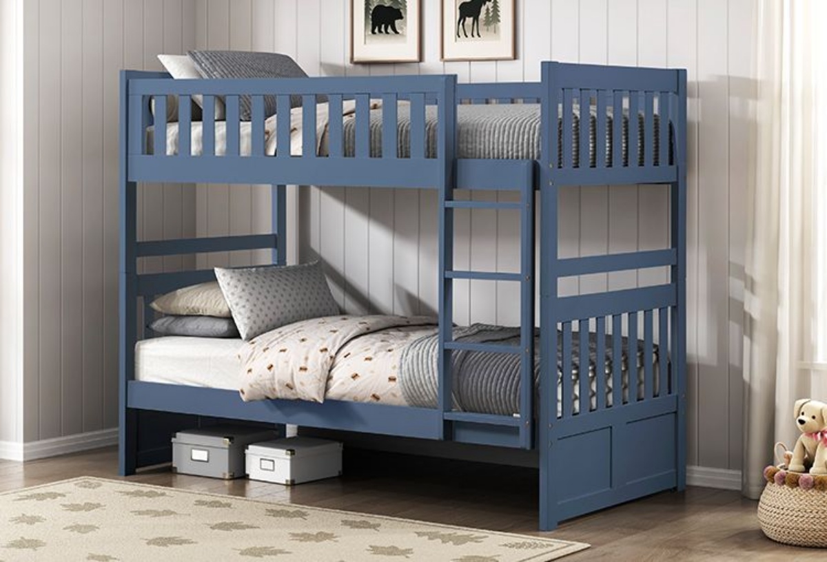 Picture of Orion Blue Twin/Twin Bunk Bed