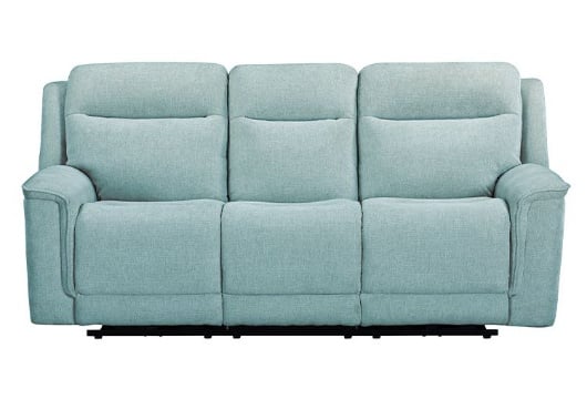 Picture of Bristol Aqua Reclining Sofa & Console Loveseat