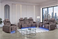 Picture of Pepe Mocha Dual Power Recliner