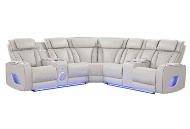 Picture of Matrix Ice Power Reclining Sectional With LED Lights & Massage