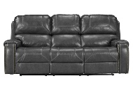 Picture of Winslow Grey Reclining Sofa & Console Loveseat