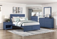 Picture of Orion Blue 3 PC Full Bed