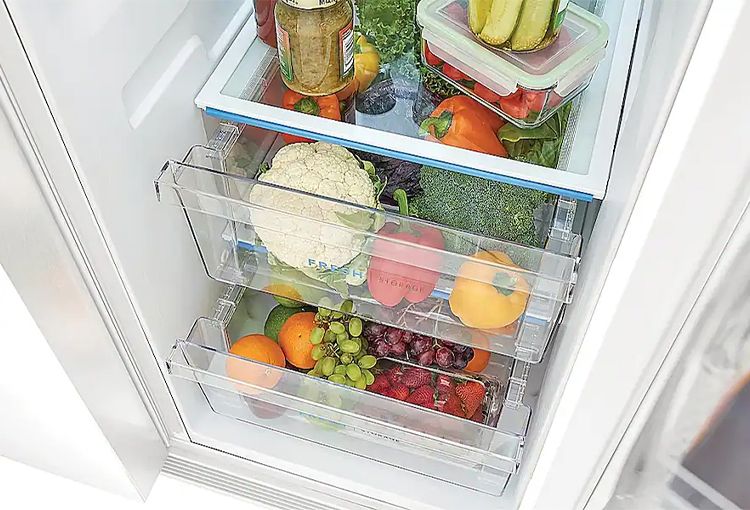 Frigidaire 25.6 CU. FT. White Side-by-Side Refrigerator with