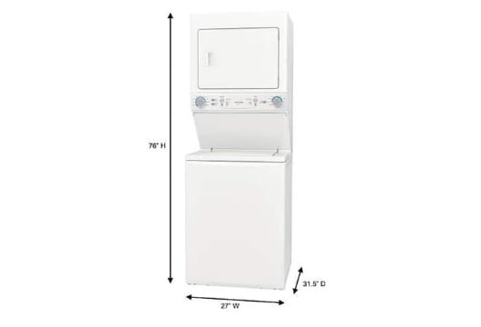 Picture of Frigidaire Stacked Washer Dryer Combo - White