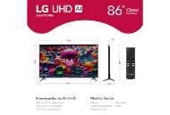 Picture of 86" LG UHD 4K Smart TV